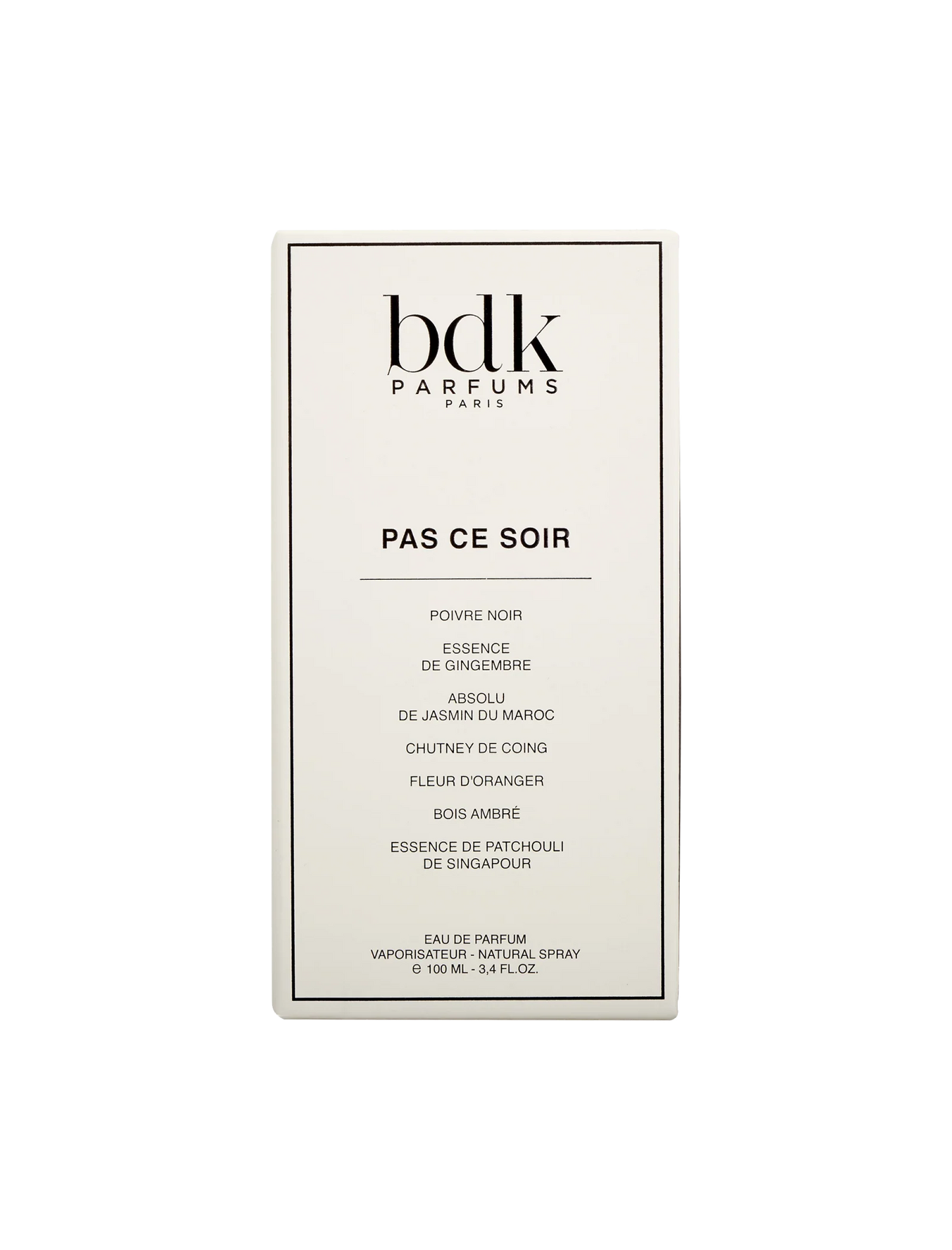 bdk Parfums Pas ce Soir